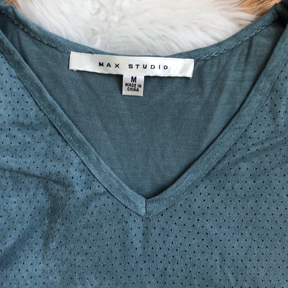 Max Studio Suede Like Shirt M - Picture 3 of 5